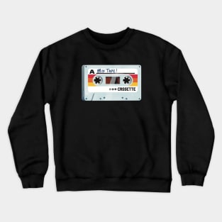 Mix Tape - White Crewneck Sweatshirt